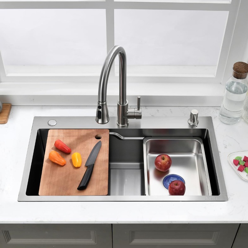 Home Improvement Ending - Stainless Steel Kitchen Sinks Thickened Proof