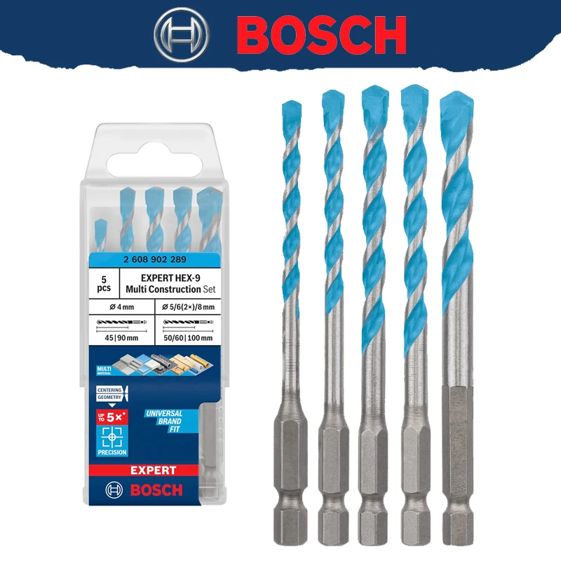 Drill Bit Set - BOSCH 2608902289 EXPERT HEX-9 Multi Construcion