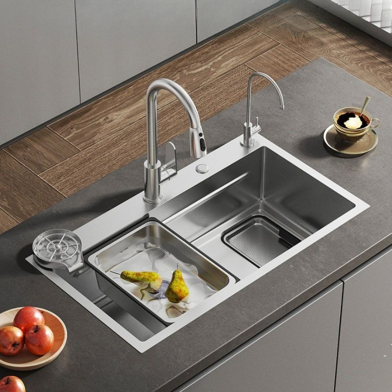 Home Improvement Kitchen Set - Extra-thick Kitchen Sinks Stainless Steel Luxury