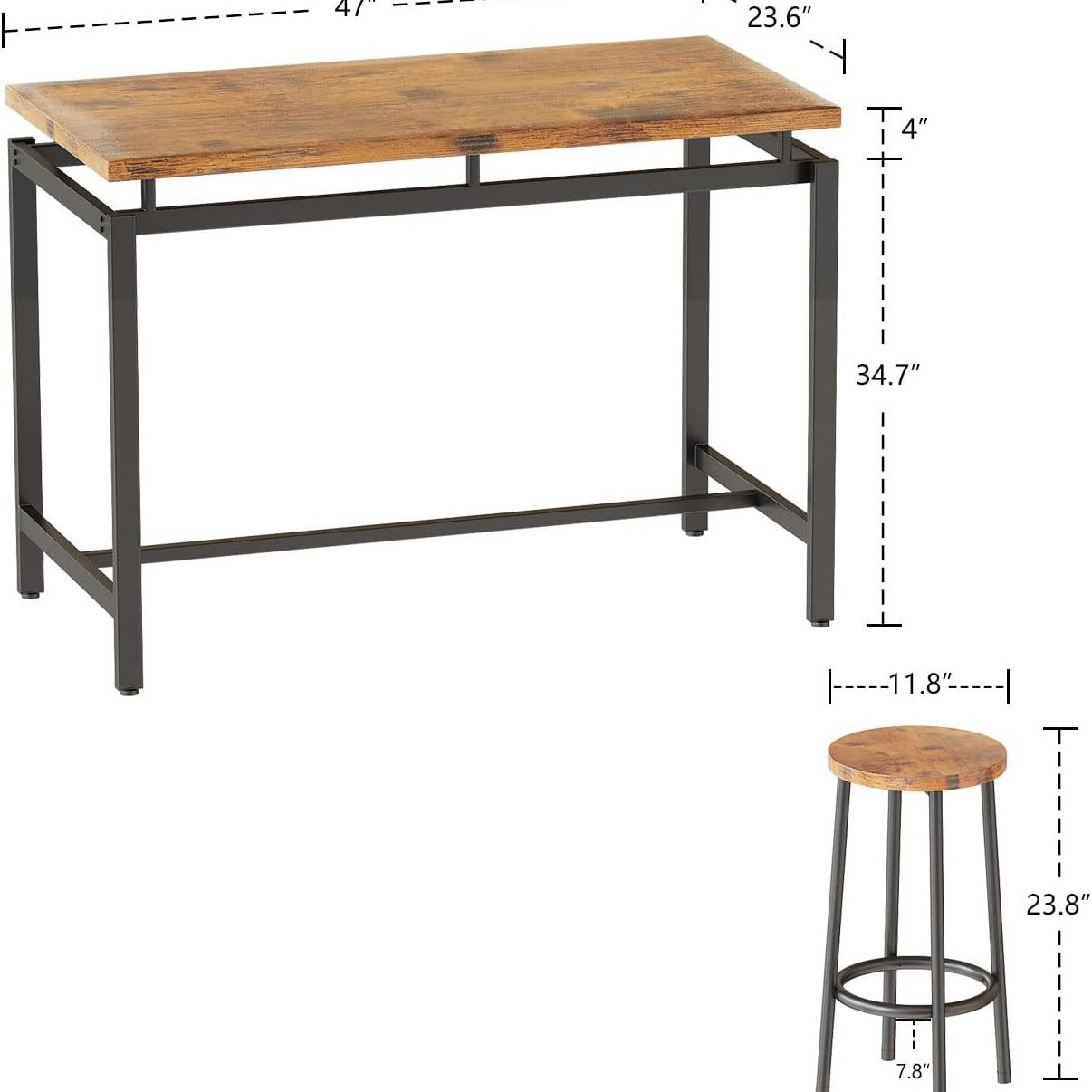 Dining table and chairs five-p - Home Improvement Kitchen Set review and price