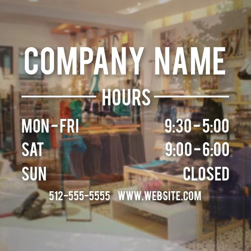 Customized Store Hours Sign Wi - Vinyl Floor Plank review and price