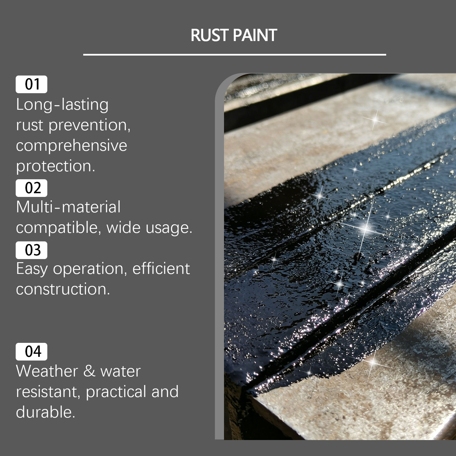 Black Anti-Rust Paint - Multi- - Home Improvement Mall review and price