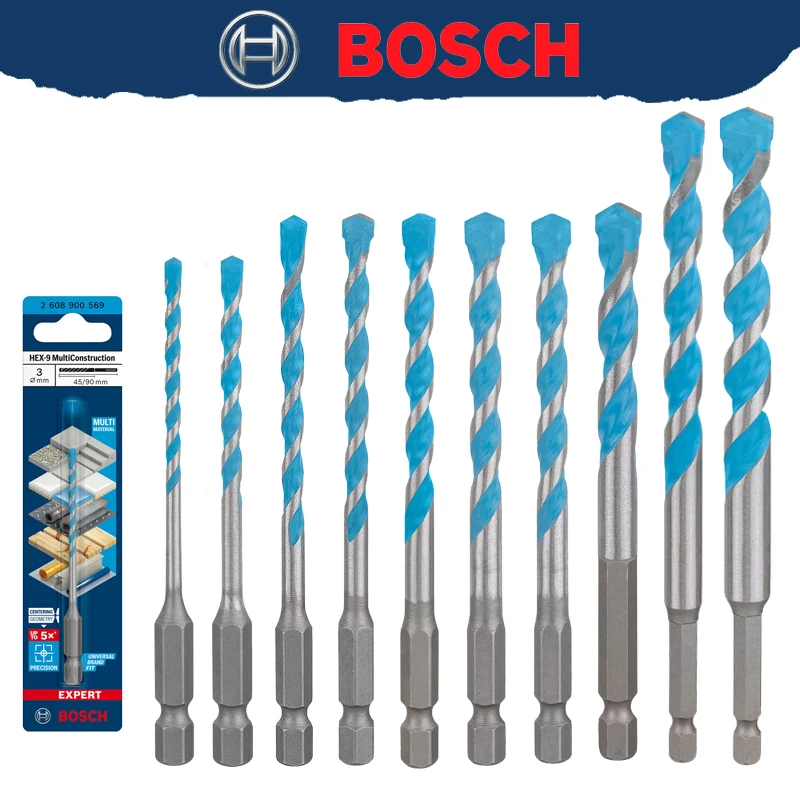 BOSCH EXPERT HEX-9 Multi Const - Drill Bit Set review and price