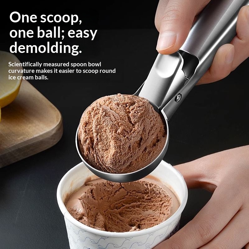Stainless Steel Ice Cream Scoo - Home Improvement Mall review and price