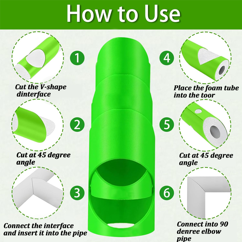 3Pcs Foam Pipe Cutter Tool Ins - Pipe Insulation Foam review and price