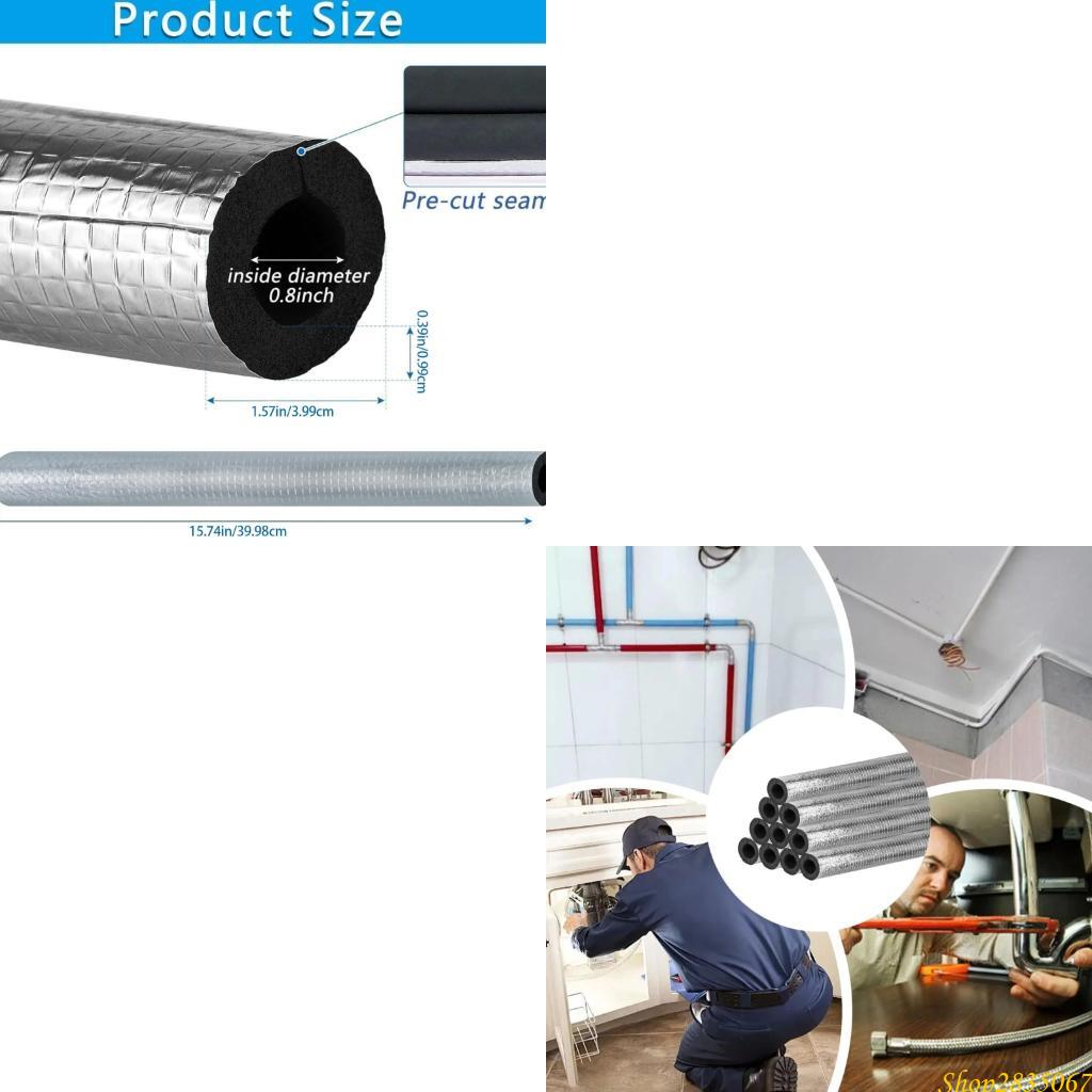 10Pcs Freeze Cover Pipe Wrap I - Pipe Insulation Foam review and price