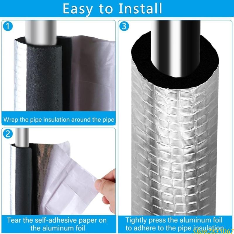 10Pcs Freeze Cover Pipe Wrap I - Pipe Insulation Foam review and price
