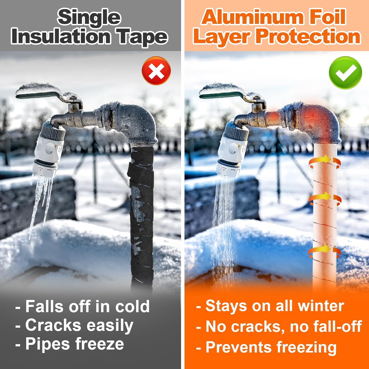 Pipe Insulation Wrap Self Adhe - Pipe Insulation Foam review and price