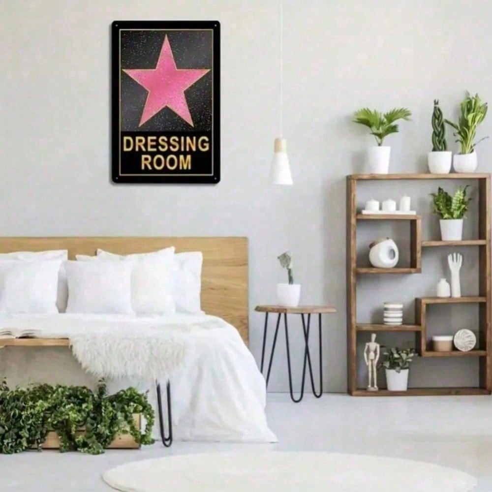 Pink Star Aluminum Tin Sign Ae - Home Improvement Show review and price