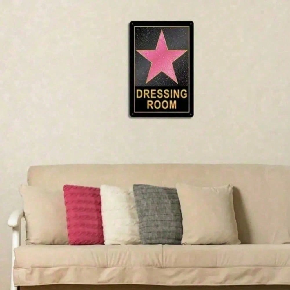 Pink Star Aluminum Tin Sign Ae - Home Improvement Show review and price