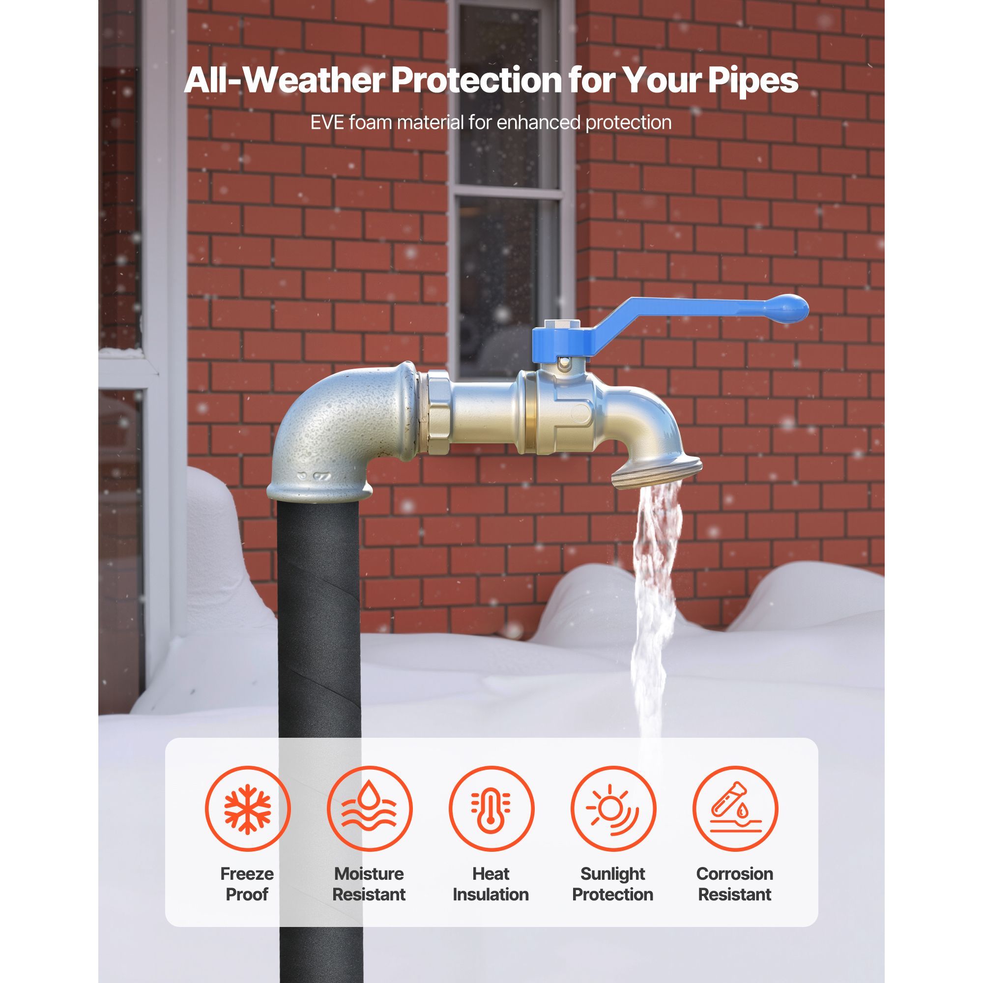 Pipe Insulation Wrap, 14 FT X  - Pipe Insulation Foam review and price