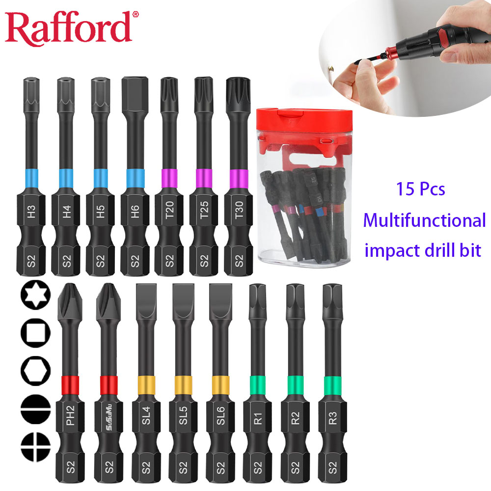 Rafford 15PCS Impact Ready Mag - Drill Bit Set review and price
