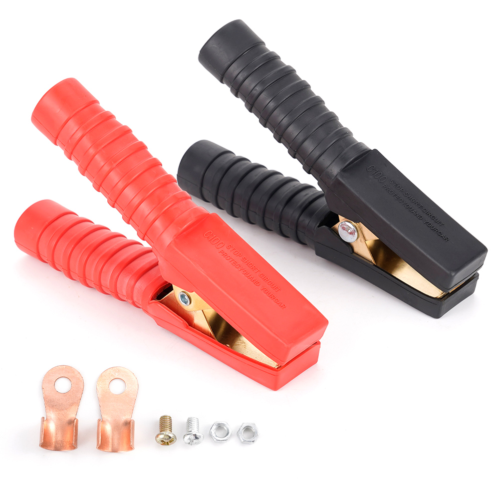 2Pcs Large 500A-1000A Alligato - Cable Staple Clip review and price