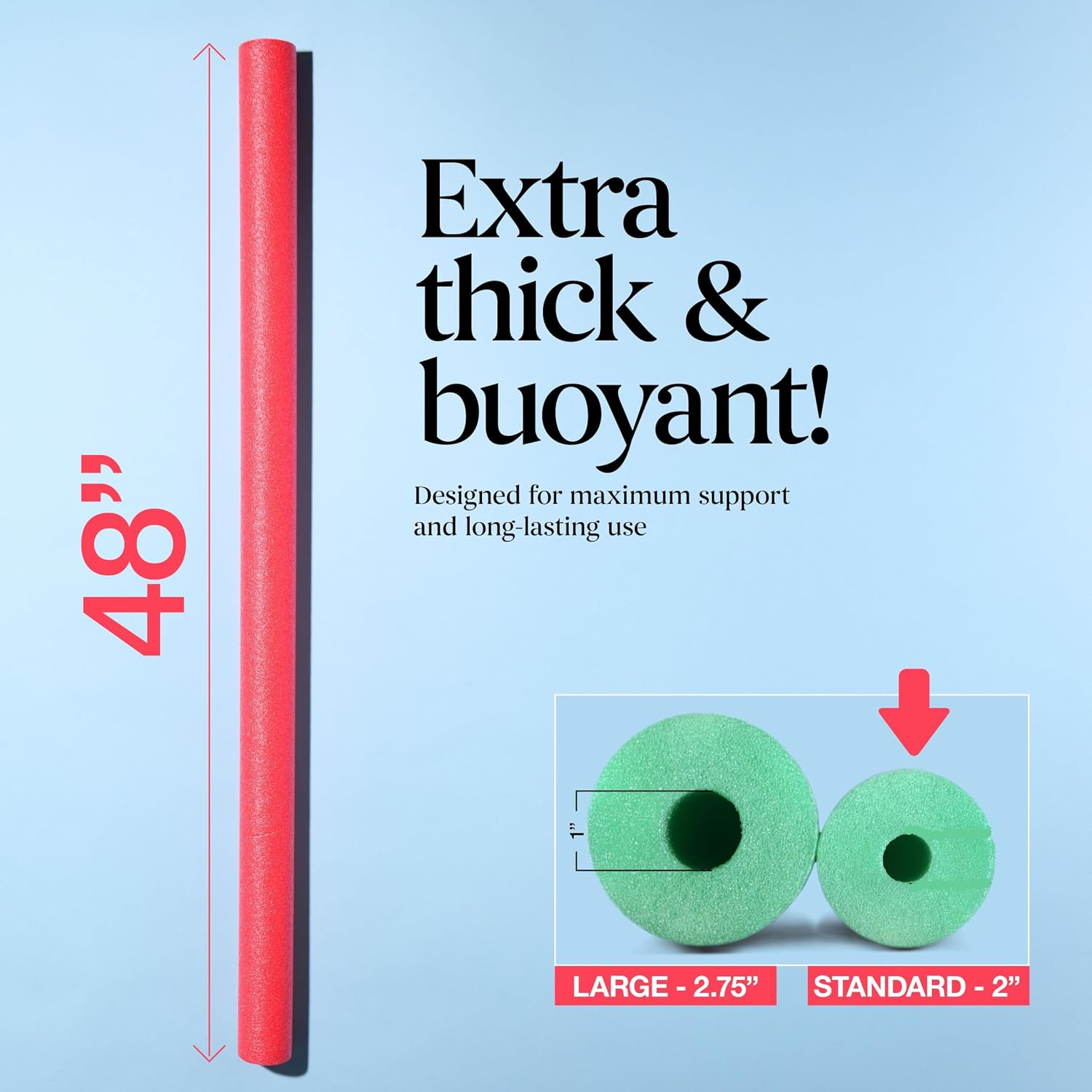 40 Pack Pool Noodles Foam - 4  - Pipe Insulation Foam review and price