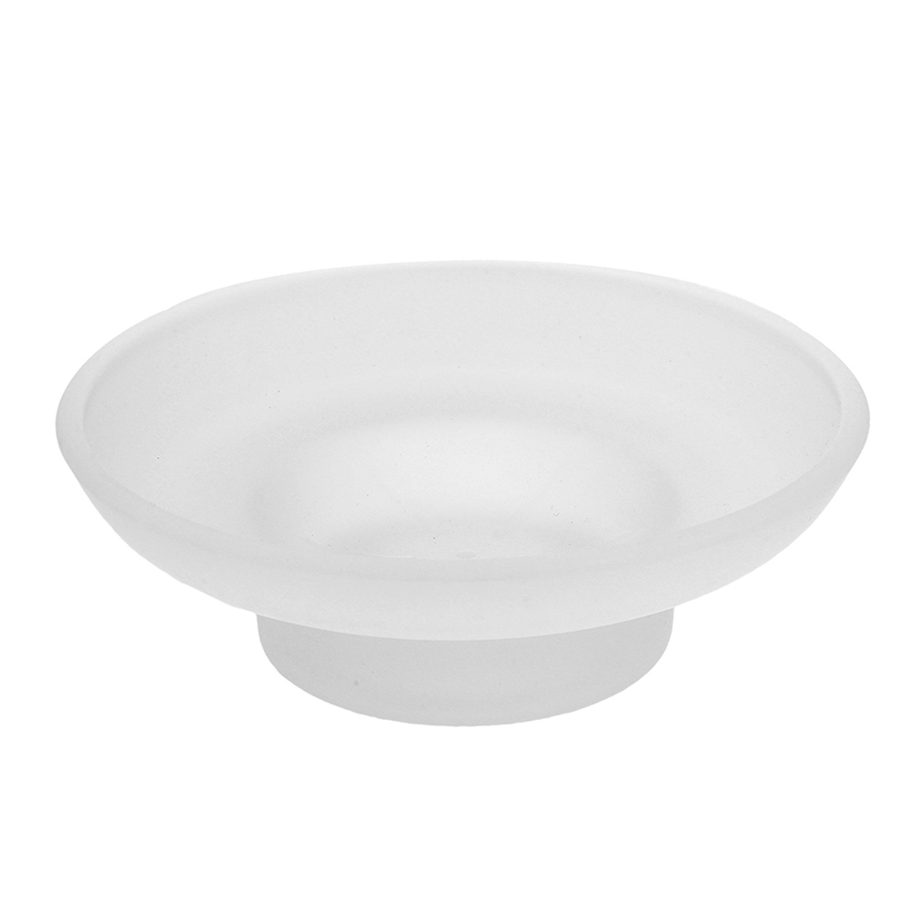 Frosted Glass Soap Dish Round  - Home Improvement Kitchen review and price