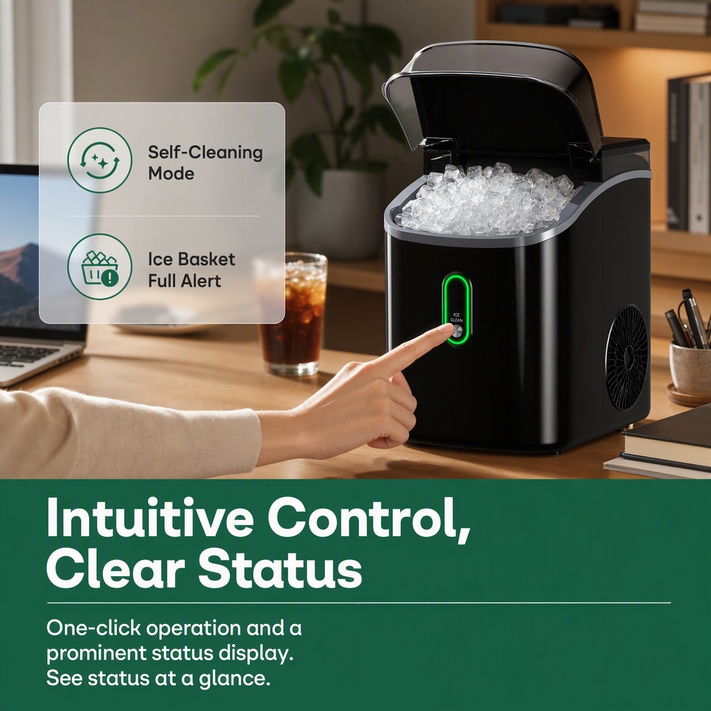 Nugget Ice Makers Countertop w - Home Improvement Kitchen review and price