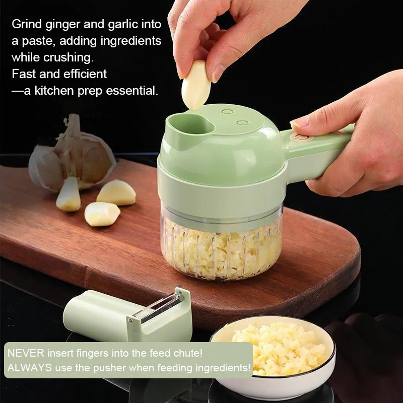 4 IN 1 Electric Vegetable Cutt - Home Improvement Kitchen review and price